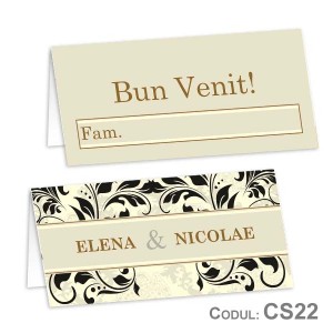 Place Card nunta CS22